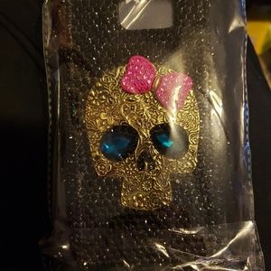 Galaxy s6 edge plus custom skull girl case